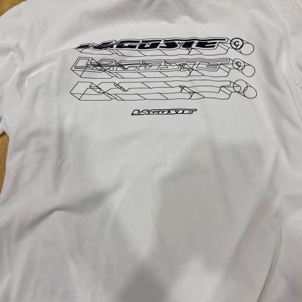 라코스테 운동용 반팔티