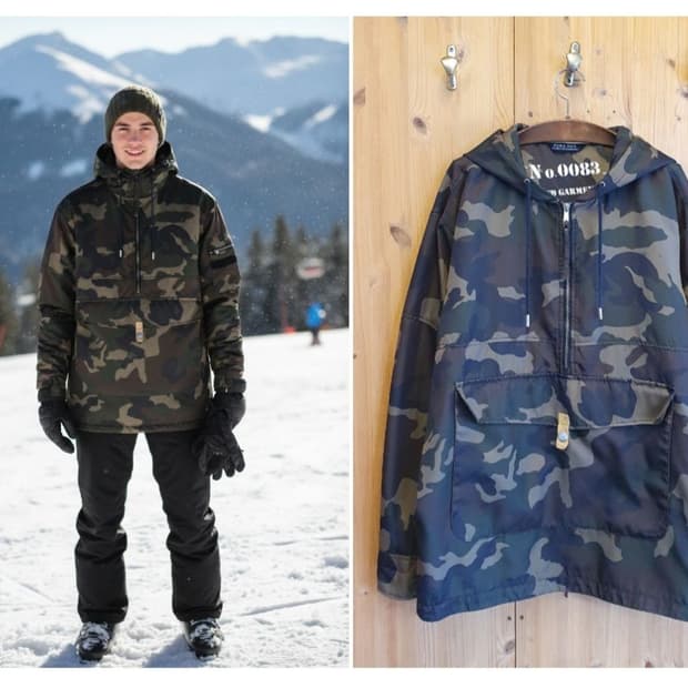 105/110.Zala Man 카모 아노락점퍼 