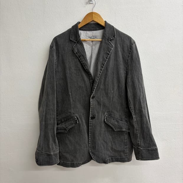 정글스톰 빈티지 스트라이프 블레이저 재킷(XL)