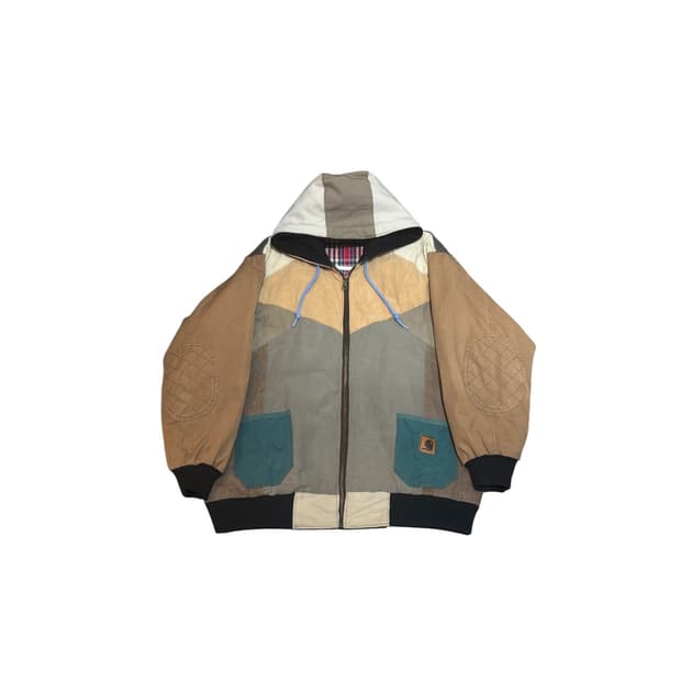 칼하트 리메이크 패치워크 자켓 