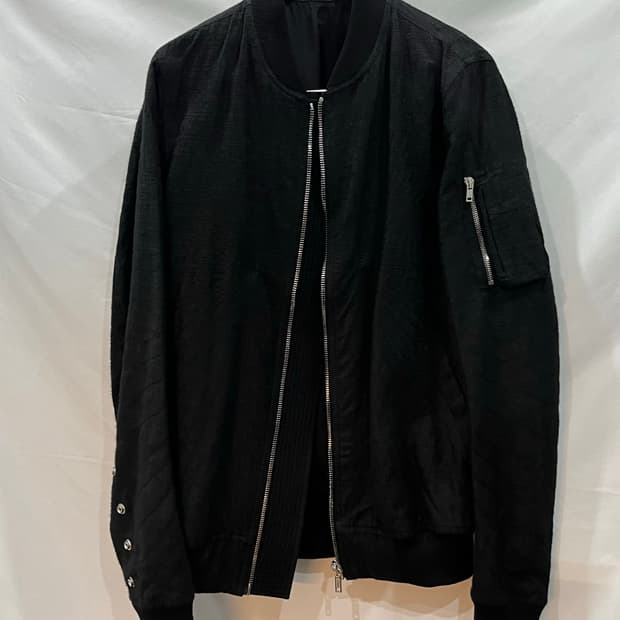 릭오웬스 스티치 플라이트 자켓 50