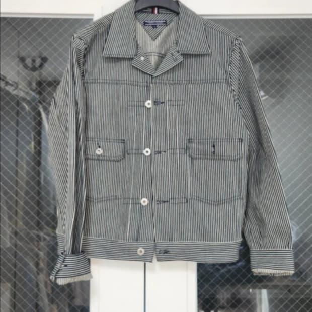 타미 데님 봄버 자켓