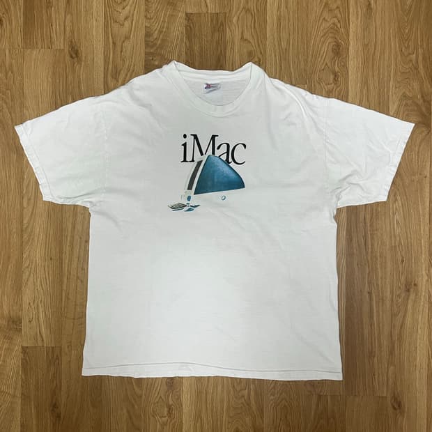 90s apple 애플 빈티지 아이맥 imac t shirt 