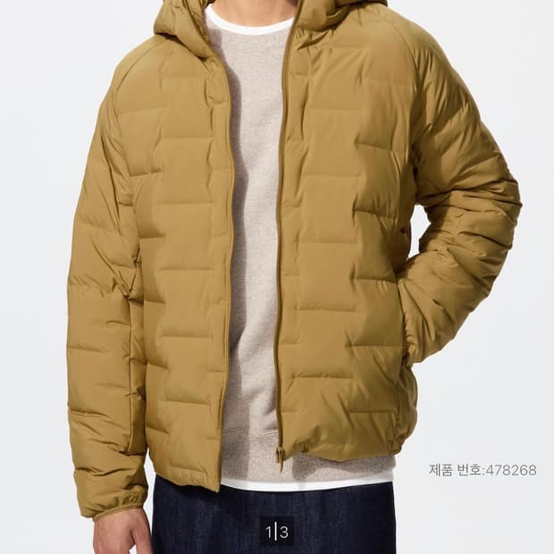 유니클로 uniqlo 퍼프테크 경량 파카 s
