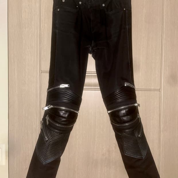Hedi ss14 saint laurent 레더패널진