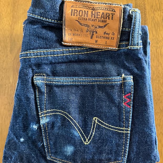 아이언하트 XX Works 셀비지 데님 W30 (일본)