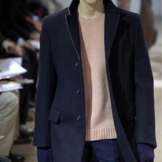 jil sander 2004fw archive single coat