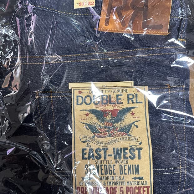 rrl 빈티지파이브포켓 이스트웨스트 31x32