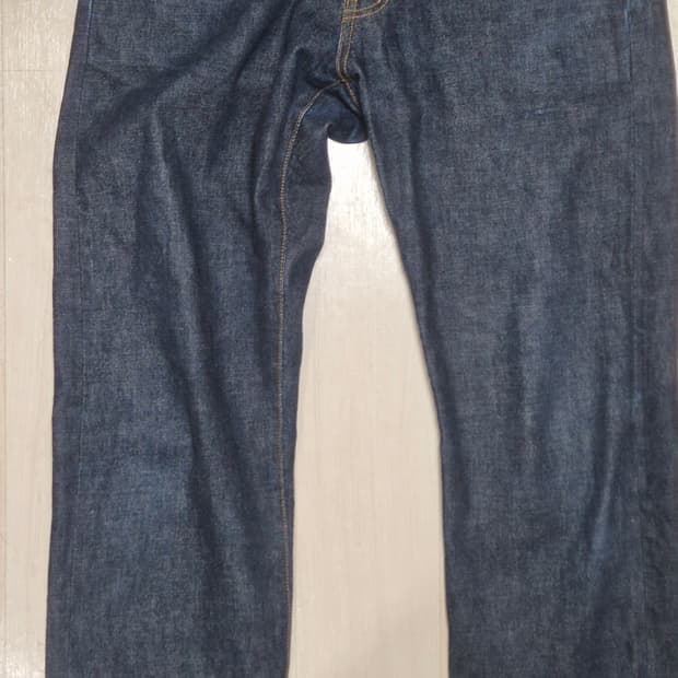 부기 홀리데이 셀비지 데님팬츠