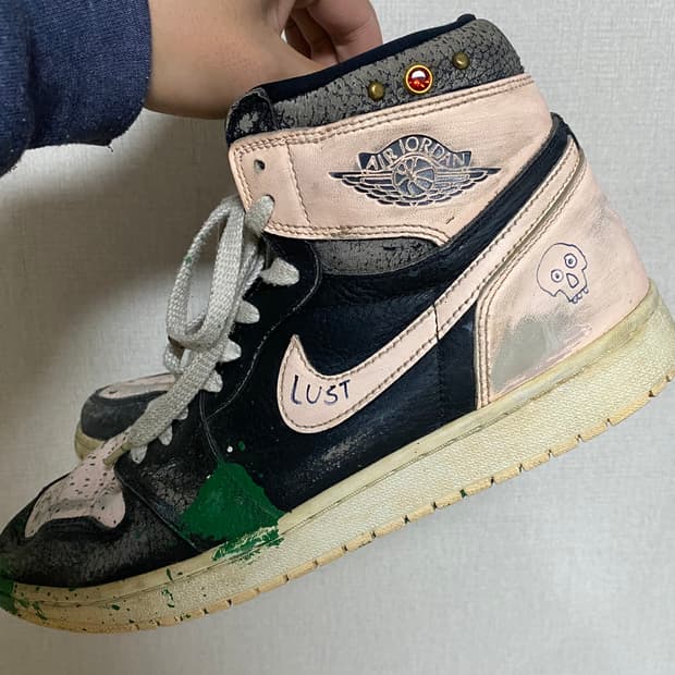 [300] 에어조던 1 하이 크림슨