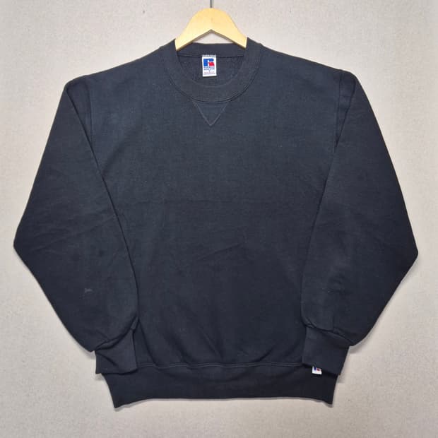 [M] 90s US Made 러셀 블랙 스웻 -8