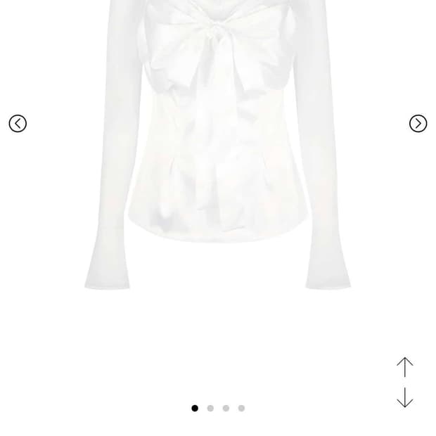 힐다 고희 블라우스 실키 스완 블라우스