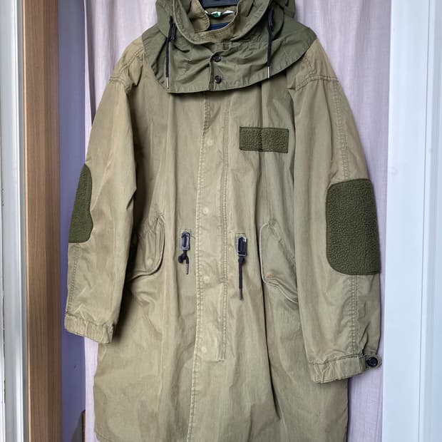 Zara fishtail military parka