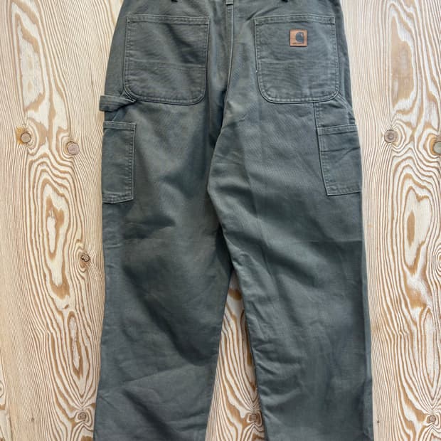 칼하트 B11 모스그린 싱글니 카펜터 팬츠