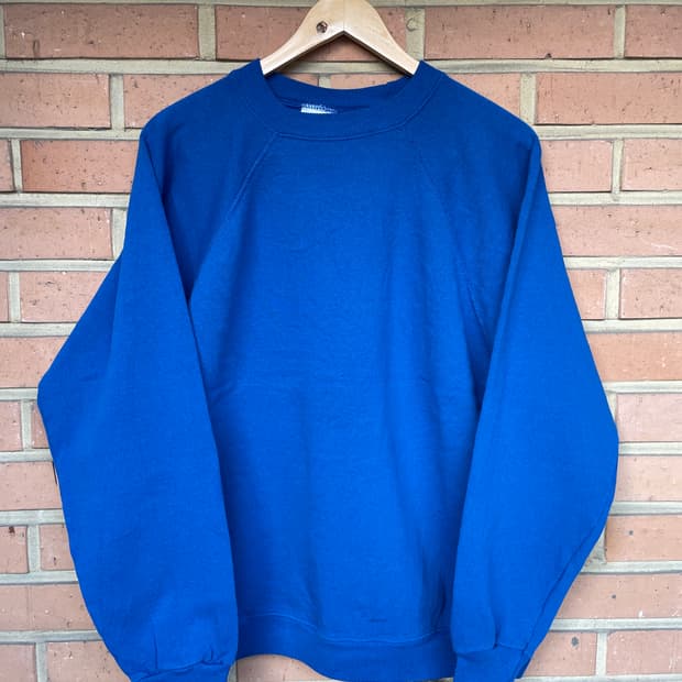 [XL] 80s Hanes USA 헤인즈 블랭크 스웻셔츠 크루넥