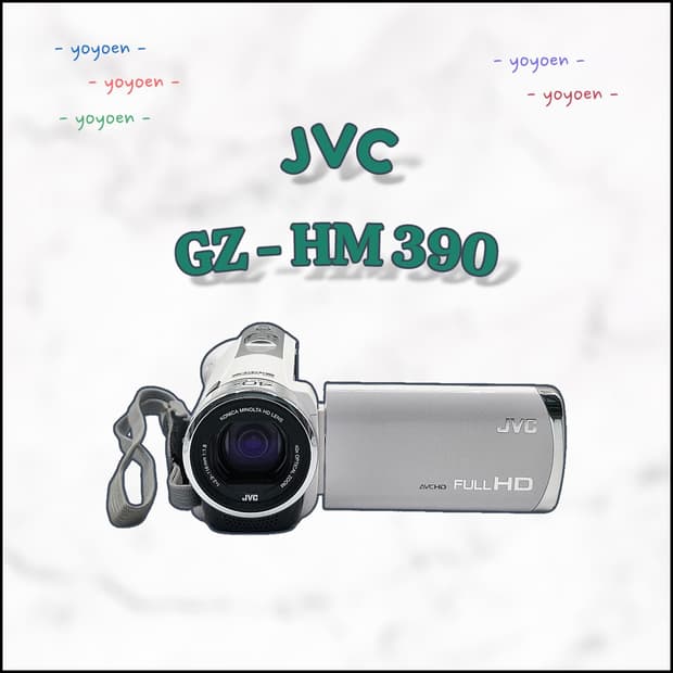 JVC GZ-HM390 빈티지캠코더 [ 꾸미기0 ]
