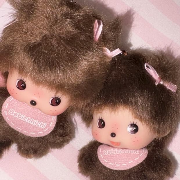 몬치치 베비치치 걸 빅헤드 ss 여아 키링 