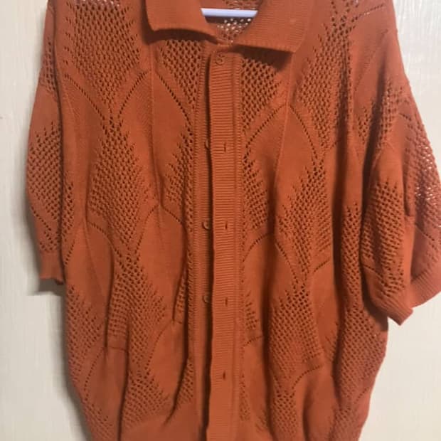 에프터프레이 반팔 가디건 라지사이즈