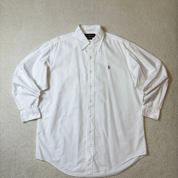 폴로 랄프로렌 00's YARMOUCH 화이트 셔츠 PN6261