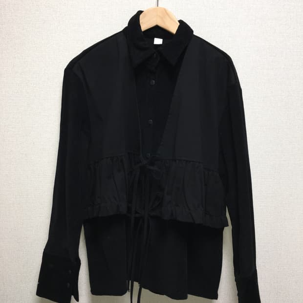 새상품 / 골덴 레이어드 셔츠 