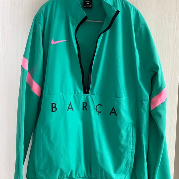나이키 바르셀로나 드릴탑 아노락 바람막이 L