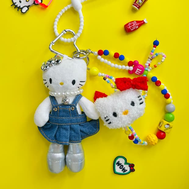  (24)롱다리키티 커스텀키링-데님원피스👗