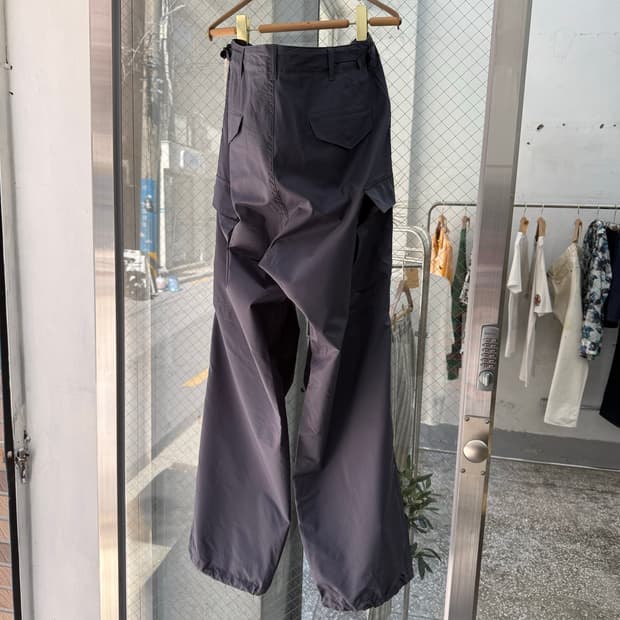 AURALEE Light Cotton Polyester Cargo 