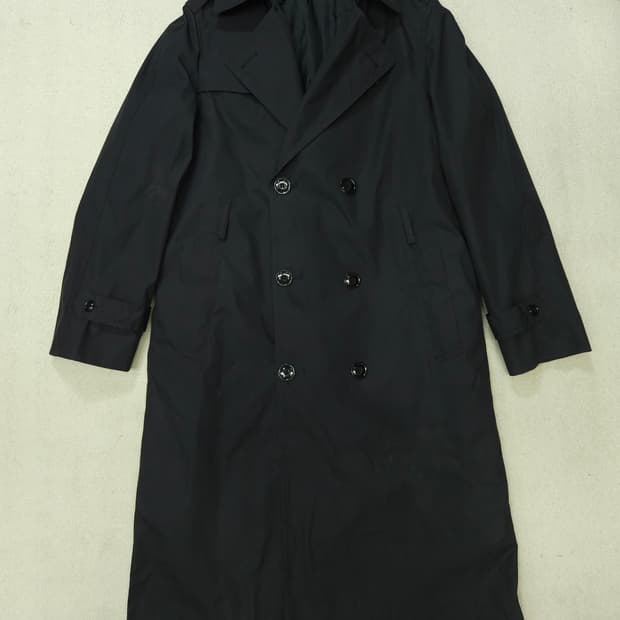 미군 트렌치 코트 36L 블랙