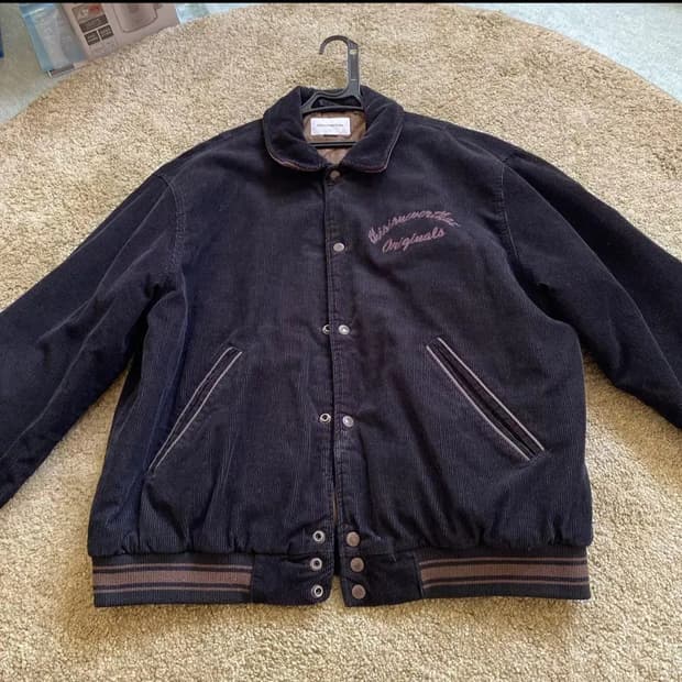 디스이즈네버댓 코듀로이 바시티 다크 네이비 L