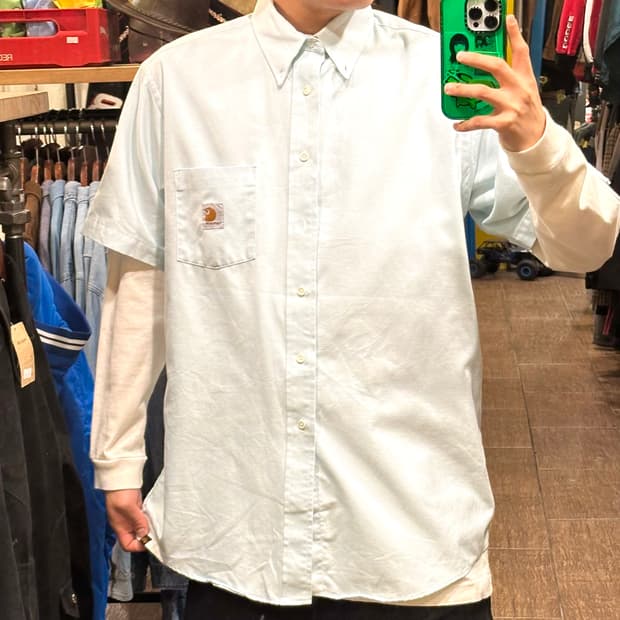 [HI] 칼하트 반팔셔츠 스카이블루