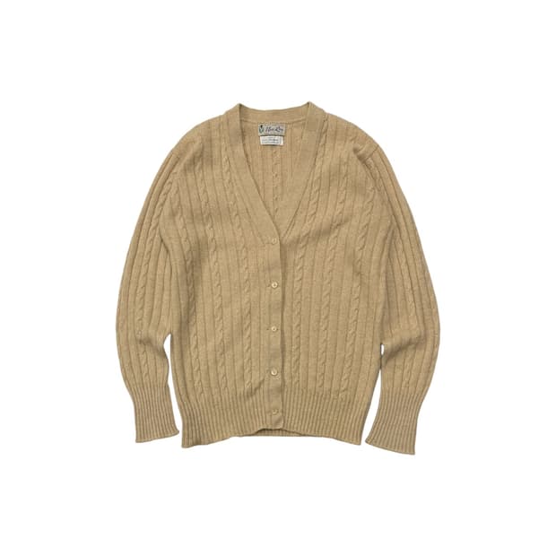 JPN cashmere cable cardigan