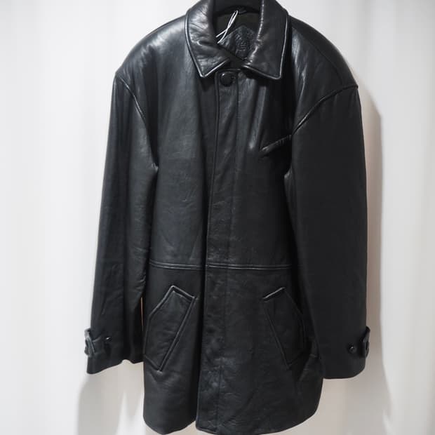 vintage sheepskin car coat 