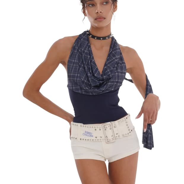 스윗칠링 sweet chilling DENIM SHORT WITH RIV