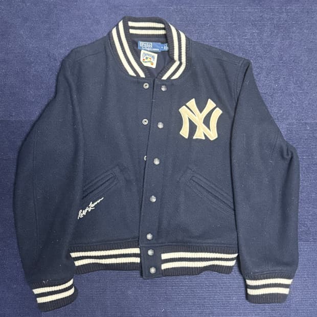 랄프로렌 양키스 울 바시티 자켓