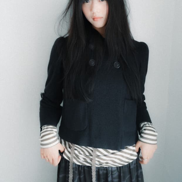 인앤양인하모니 포포가디건 블랙 새상품