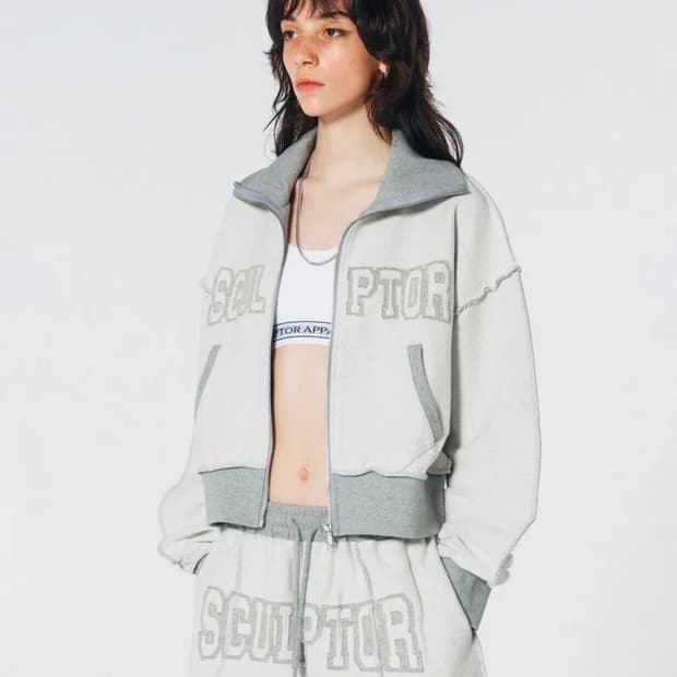 스컬프터 집업 Inside-Out Zip-Up Melange-Revers