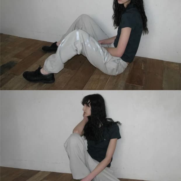 파르티멘토 벨라 76 프린티드 스웻팬츠 (에크루)