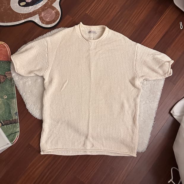 ZARA 아이보리 니트 L-XL