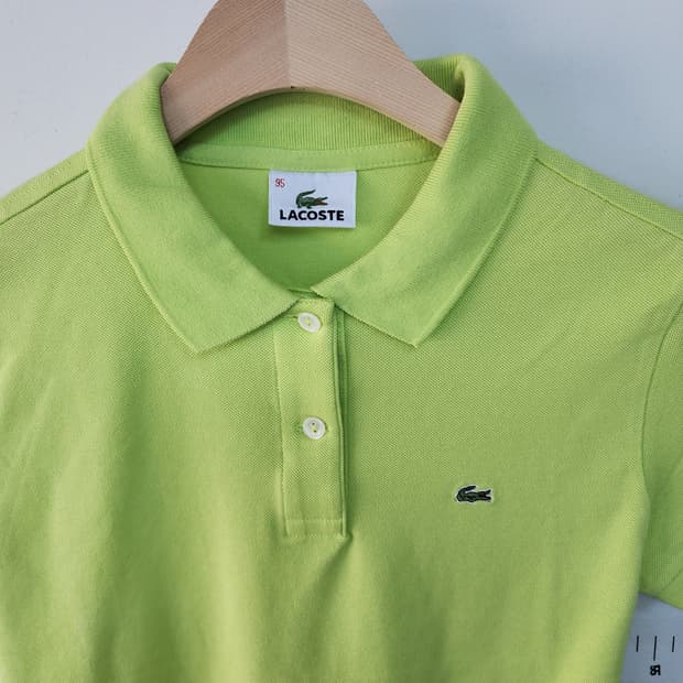 라코스테 반팔 카라티 라임