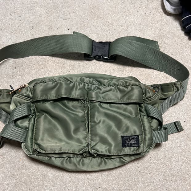 요시다포터 웨이스트백 세이지 