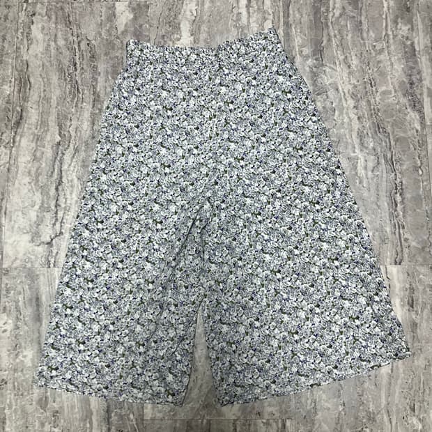 Gu 하구미모리걸 달천깔페어리 할메카지 플라워 버뮤다와이드팬츠