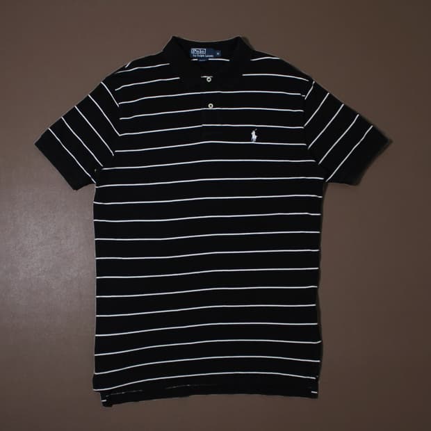 Polo 폴로 랄프로렌 스트라이프 화이트 포니 PK 반팔