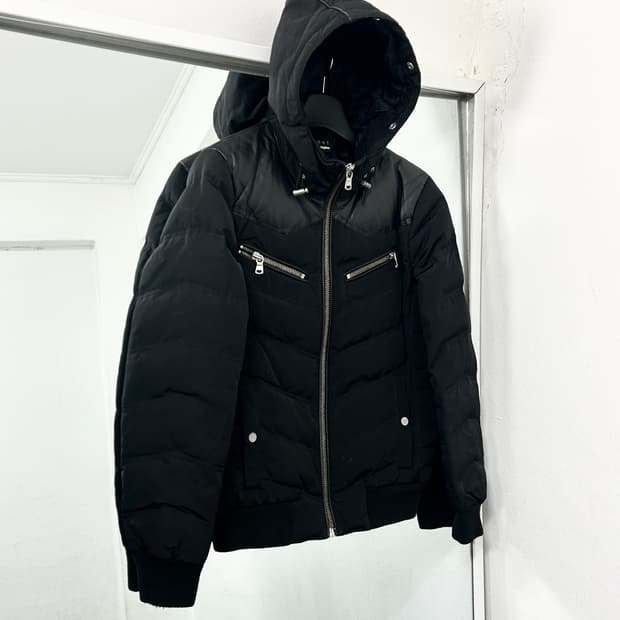 The Kooples 구스다운 바이커 패딩