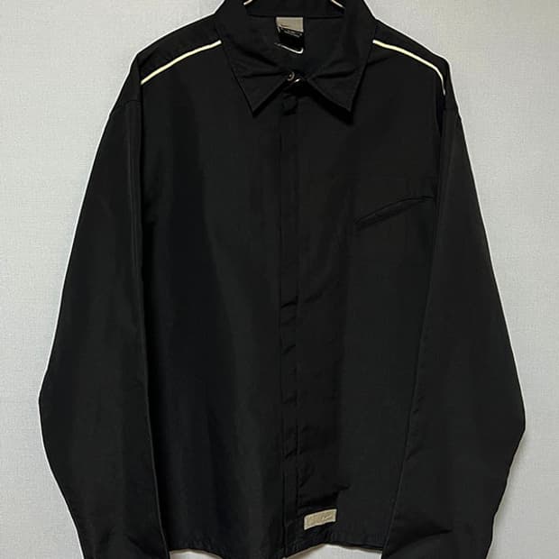 NIKE 나이키 00's 올드스쿨 파이핑 남자 셔츠자켓 블랙 XL 105
