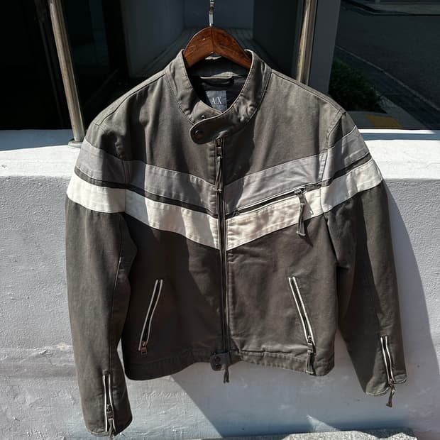 A|X Armani Exchange 바이커 자켓