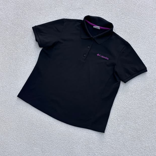 M 컬럼비아 여성 반팔 카라 티셔츠 0403E