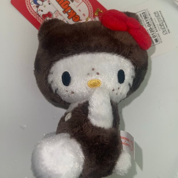 헬로키티 몬치치 콜라보 50주년 키링