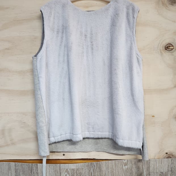 439) 인조퍼 조끼