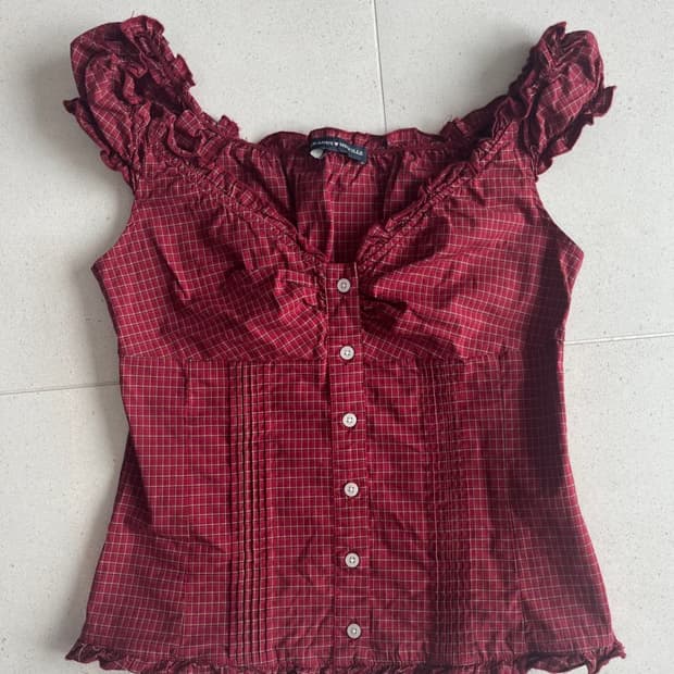 브랜디멜빌 나시 블라우스 슬리브리스