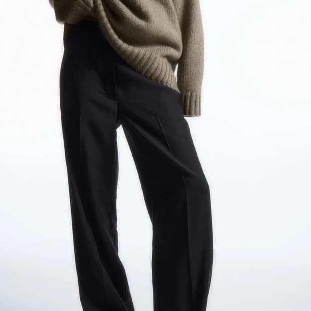 코스 스트레이트 레그 엘라스티케이티드 울 트라우저 32 xs